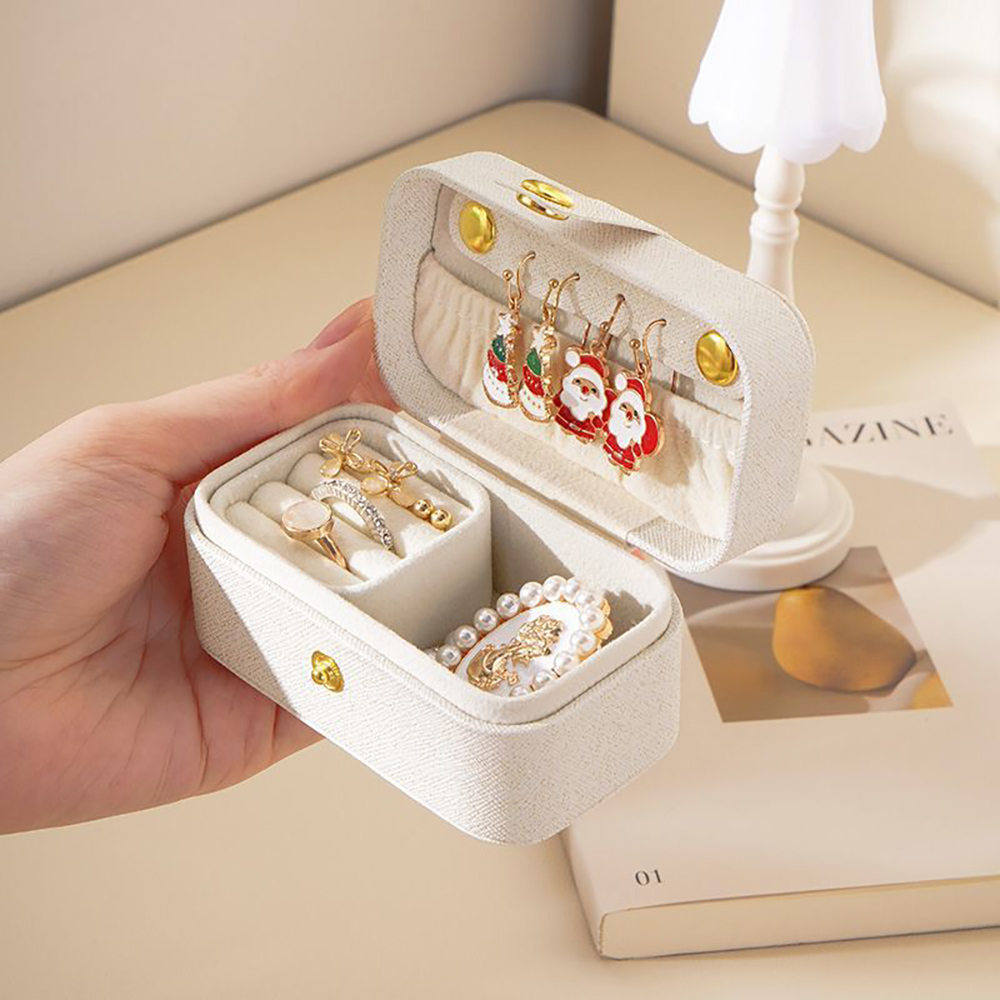 Travel Accessories Bd - กล่องใส่เครื่องประดับขนาดเล็กพกพา กล่องเก็บอุปกรณ์เสริมสำหรับเดินทาง สำหรับแหวน ต่างหู กล่องจัดเก็บขนาดเล็ก กล่องใส่เครื่องประดับแบบเรียบง่าย