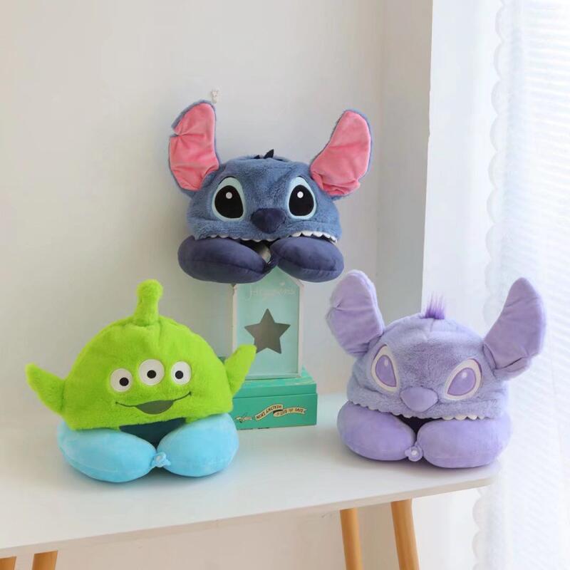 Travel Accessories Pillow - ดิสนีย์ คิวท์ สติทช์ หมอนรูปตัว U หมอนรองคอ
