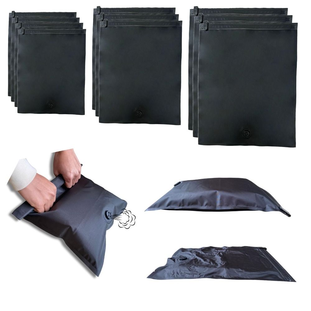 Compression Bag Vacuum - ถุงสูญญากาศแบบม้วนมือใช้ซ้ำได้ ป้องกันฝุ่น พกพาสะดวก ถุงบีบอัดสูญญากาศ ประหยัดพื้นที่ ถุงเก็บสัมภาระสูญญากาศสำหรับการเดินทาง