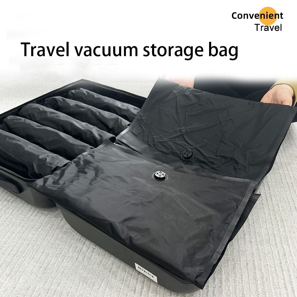 Compression Bag Vacuum - ถุงสูญญากาศแบบม้วนมือใหม่ ใช้ซ้ำได้ ป้องกันฝุ่น ประหยัดพื้นที่ ถุงบีบอัดสูญญากาศแบบพกพา สำหรับจัดเก็บสัมภาระในการเดินทาง