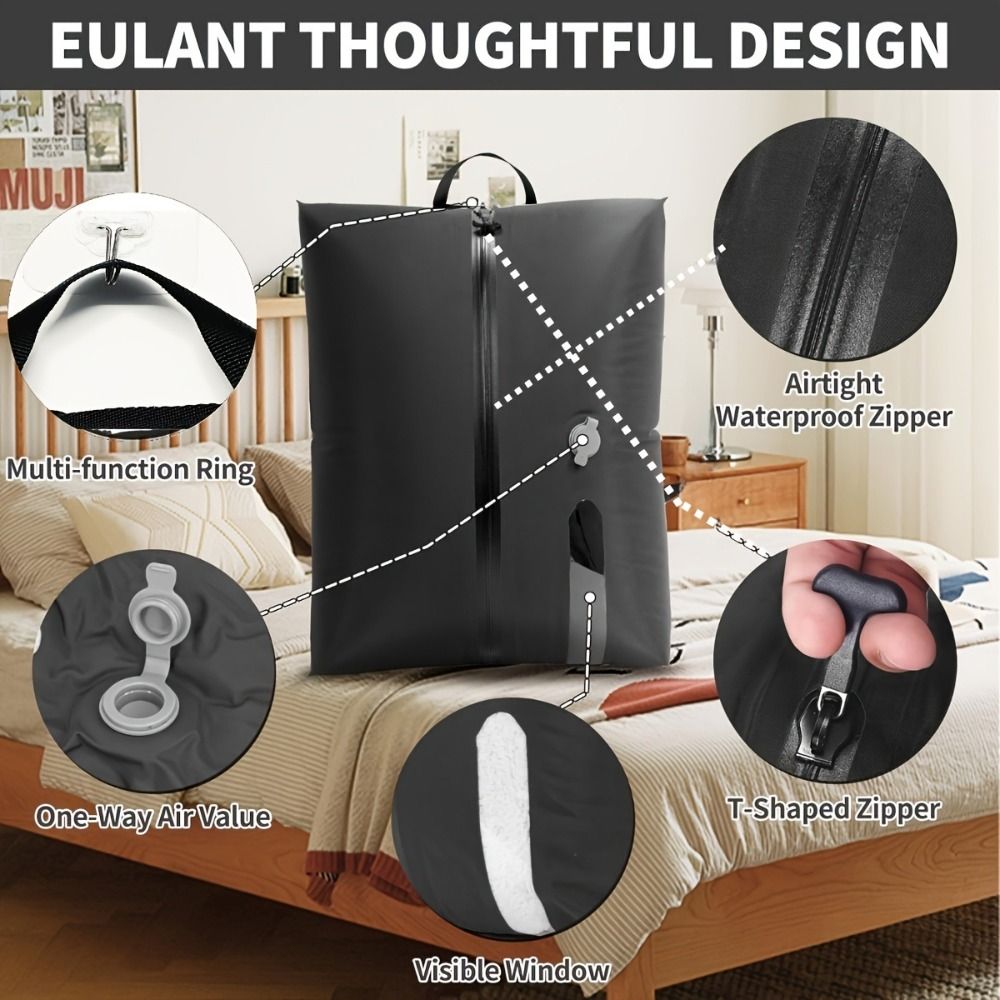 ถุงสูญญากาศแบบใช้ซ้ำได้สำหรับก - Compression Bag Vacuum บทวิจารณ์และราคา