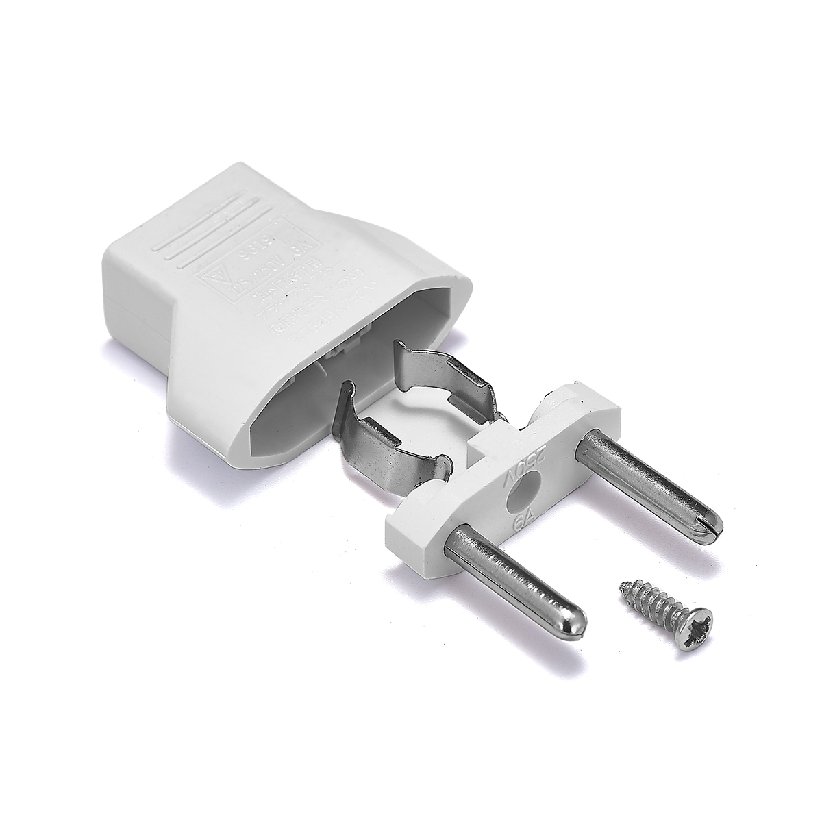 US ไปยัง EU ปลั๊กไฟฟ้า EU ปลั๊ - Travel Accessories Europe บทวิจารณ์และราคา