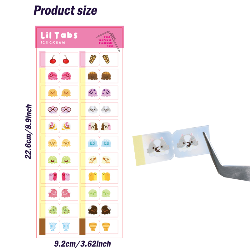 22/44 ชิ้น แท็บดัชนีและแท็กบุ๊ - Travel Journal Accessories บทวิจารณ์และราคา