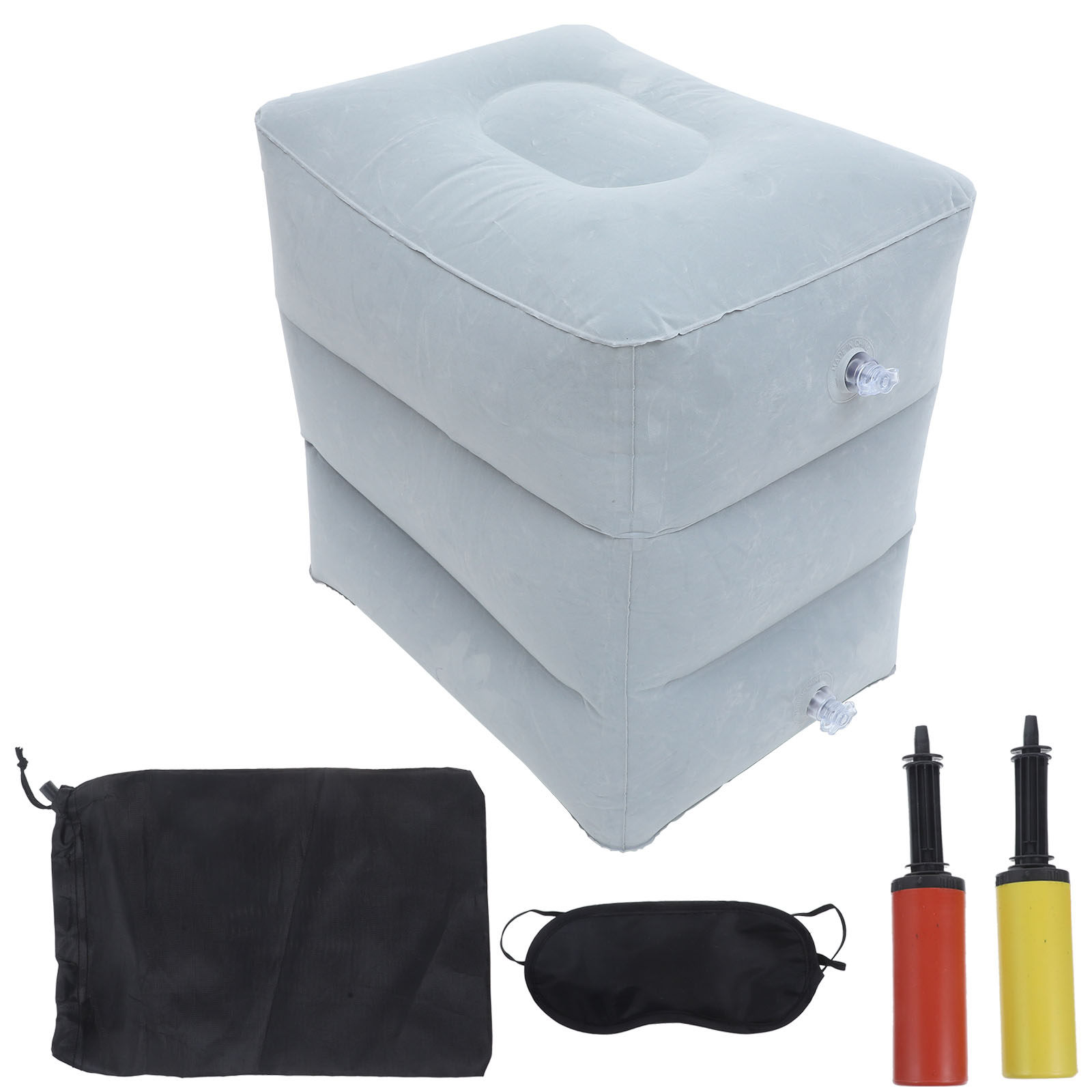 1 ชุดหมอนรองเท้าพองลมแบบพกพาที - Travel Accessories Pillow บทวิจารณ์และราคา