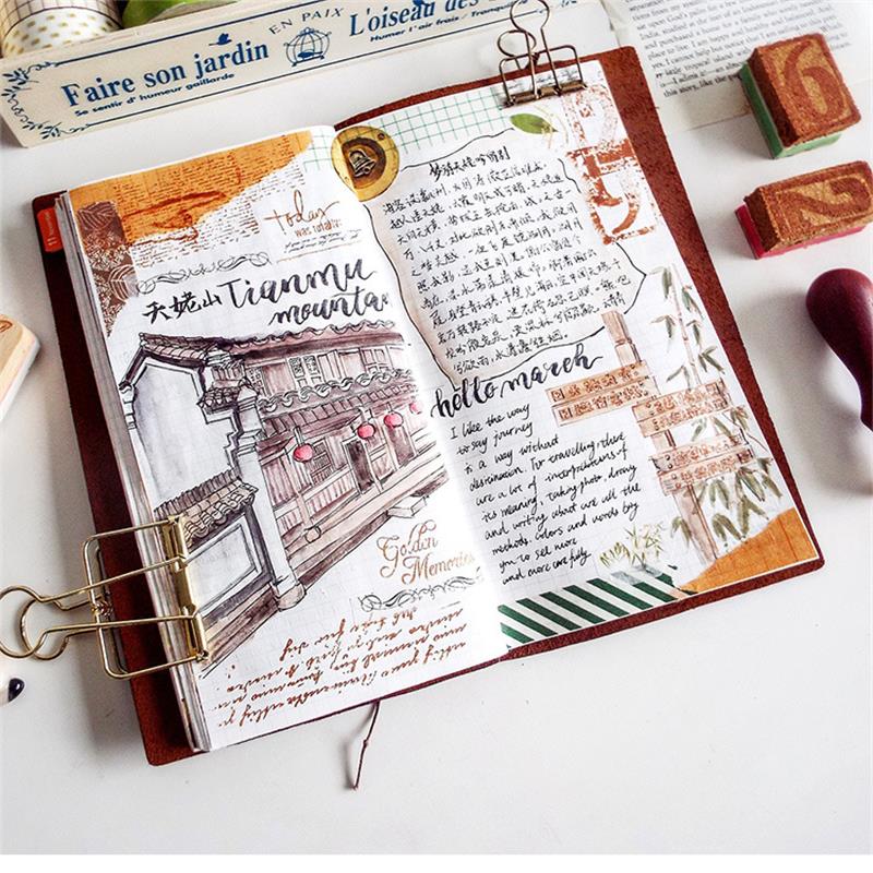 Defective Retro ปกหนังโน้ตบุ๊ค - Travel Journal Accessories บทวิจารณ์และราคา