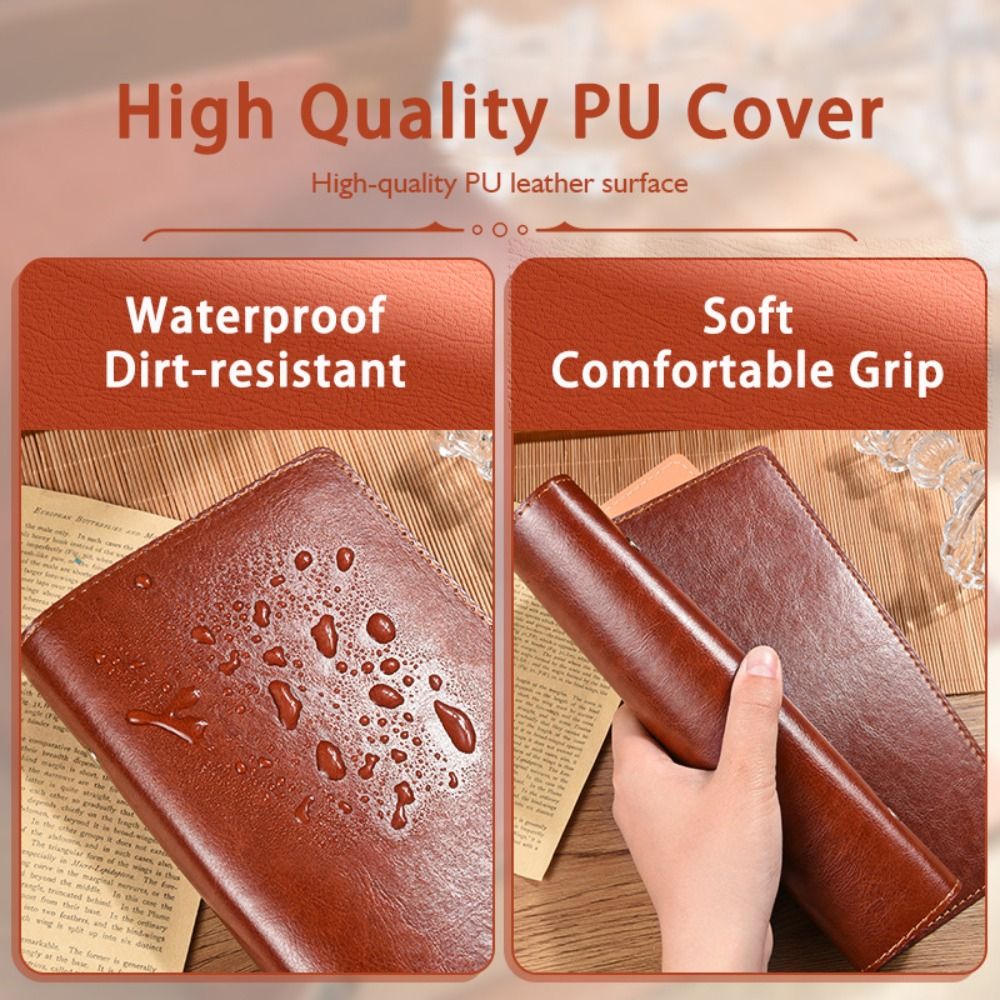 สมุดโน้ตแบบถอดได้ A5/A6 ปกหนัง - Travel Journal Accessories บทวิจารณ์และราคา