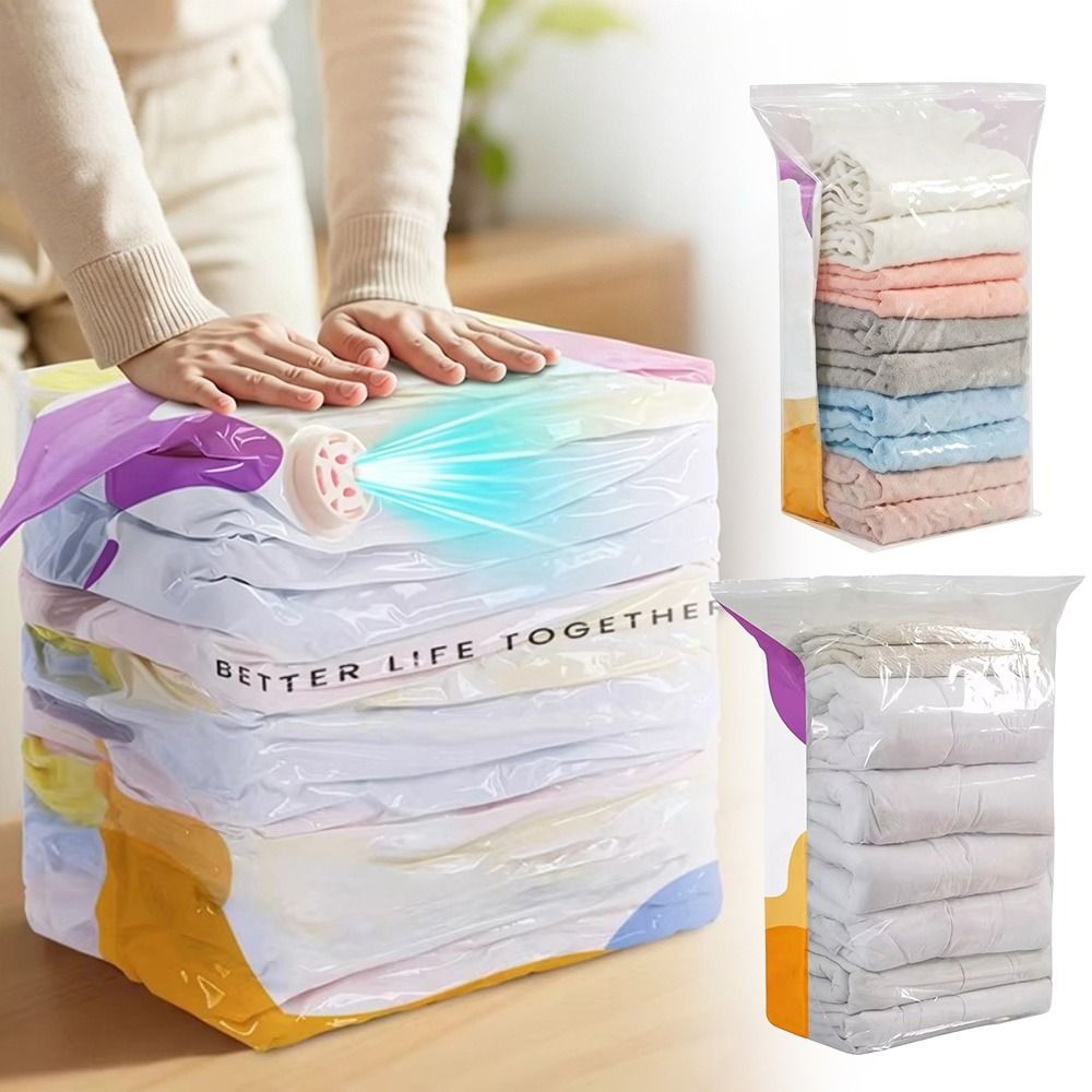 ถุงเก็บของสุญญากาศแบบไม่ต้องใช - Compression Bag Vacuum บทวิจารณ์และราคา