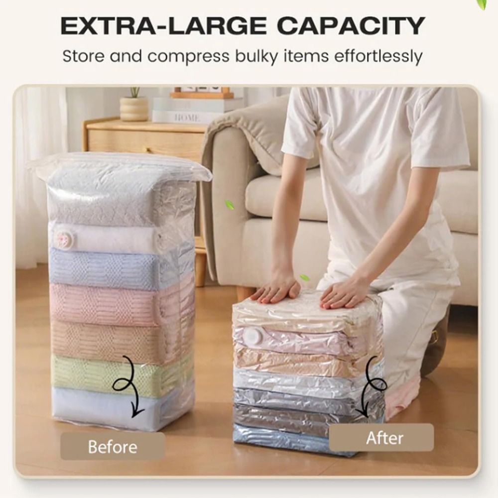 ถุงเก็บของสุญญากาศแบบไม่ต้องใช - Compression Bag Vacuum บทวิจารณ์และราคา