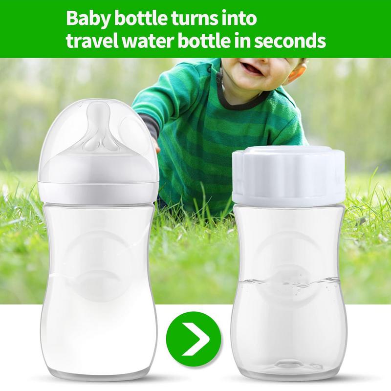 ฝาขวดนมเด็กเด็กวัยหัดเดินถ้วยน - Travel Accessories With Toddler บทวิจารณ์และราคา