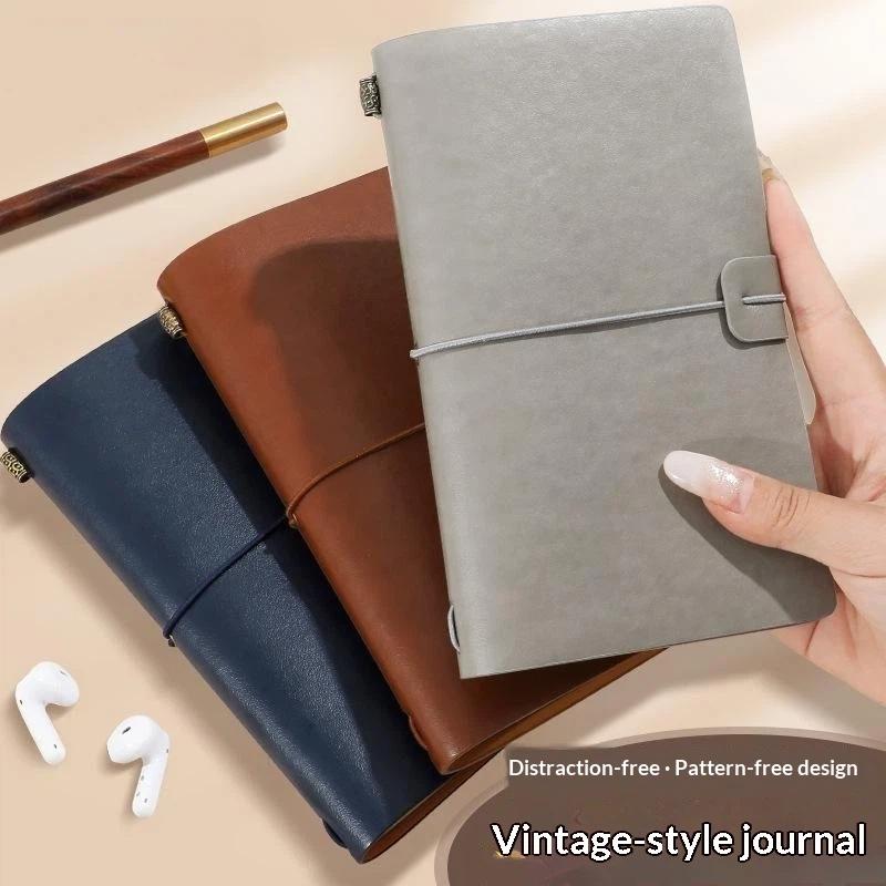 สมุดโน้ตปกอ่อนหนัง PU วินเทจแบ - Travel Journal Accessories บทวิจารณ์และราคา