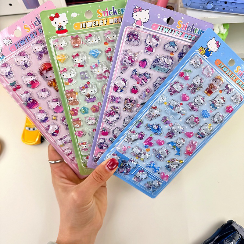 สติกเกอร์เฮลโลคิตตี้ 3D ลายนูน - Travel Journal Accessories บทวิจารณ์และราคา
