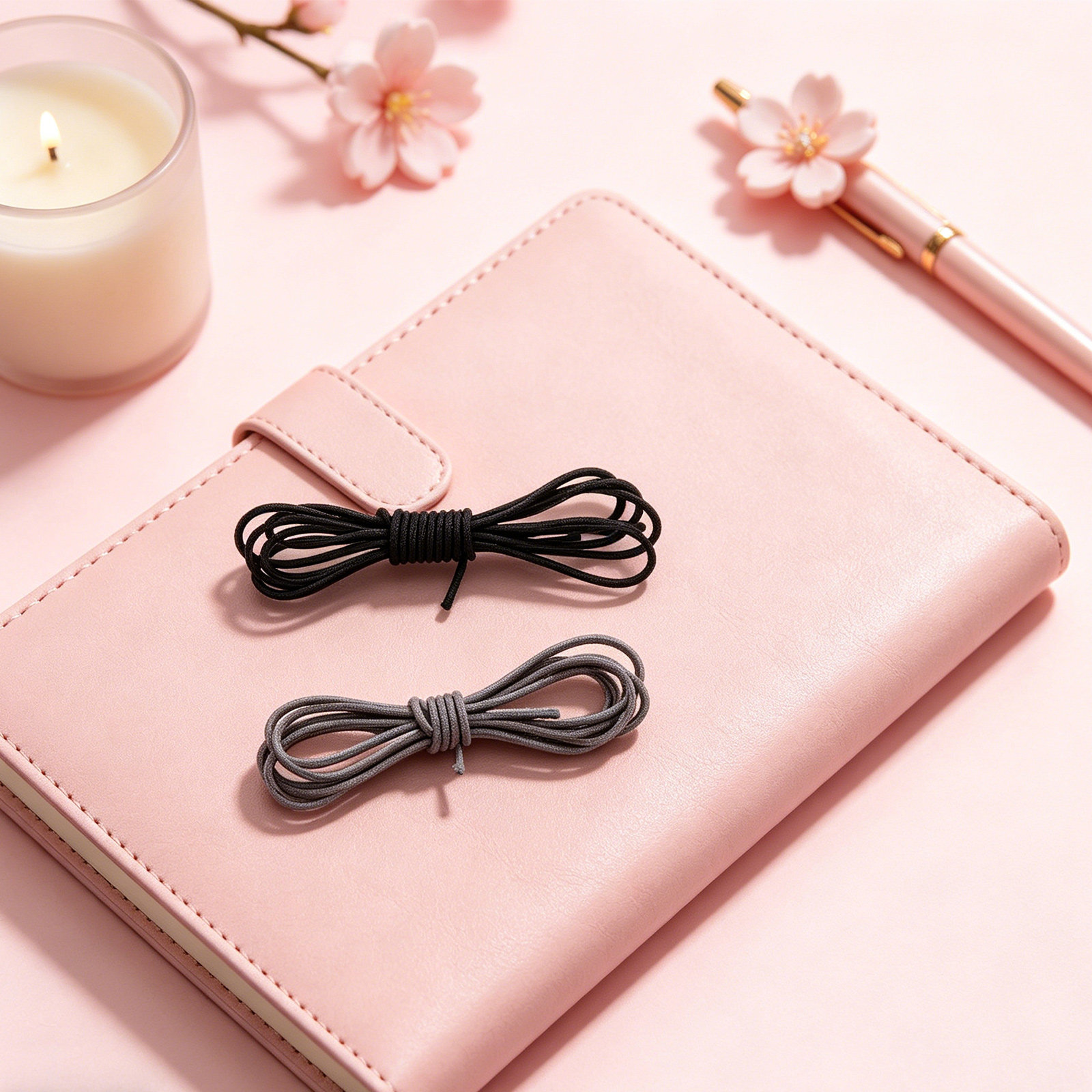 สายรัดสมุดโน้ตแบบยืดหยุ่น 6 ชิ - Travel Journal Accessories บทวิจารณ์และราคา