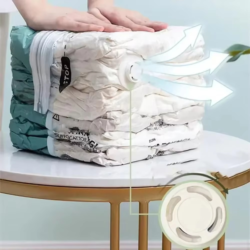 1 PC ไม่จําเป็นต้องปั๊มสูญญากา - Compression Bag Vacuum บทวิจารณ์และราคา