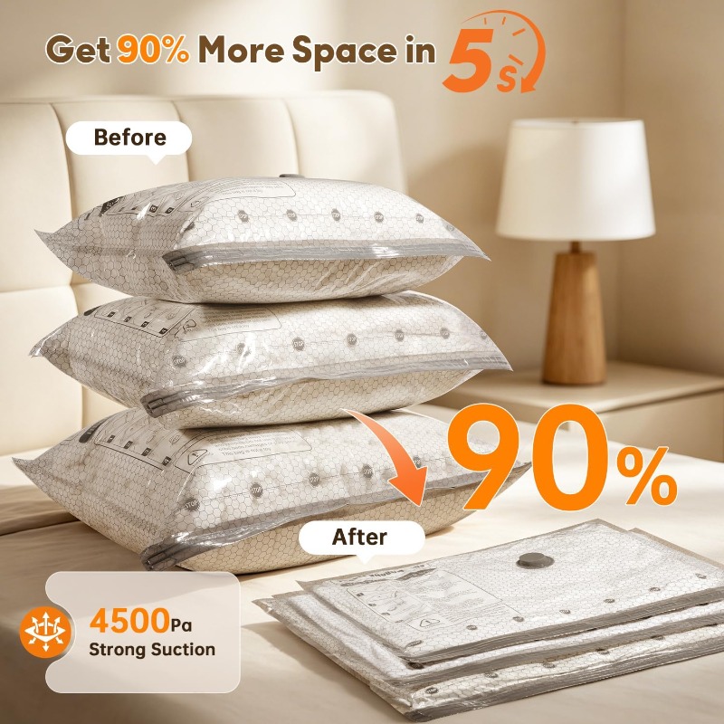 ถุงเก็บของสุญญากาศ 15 แพ็ค ถุง - Compression Bag Vacuum บทวิจารณ์และราคา