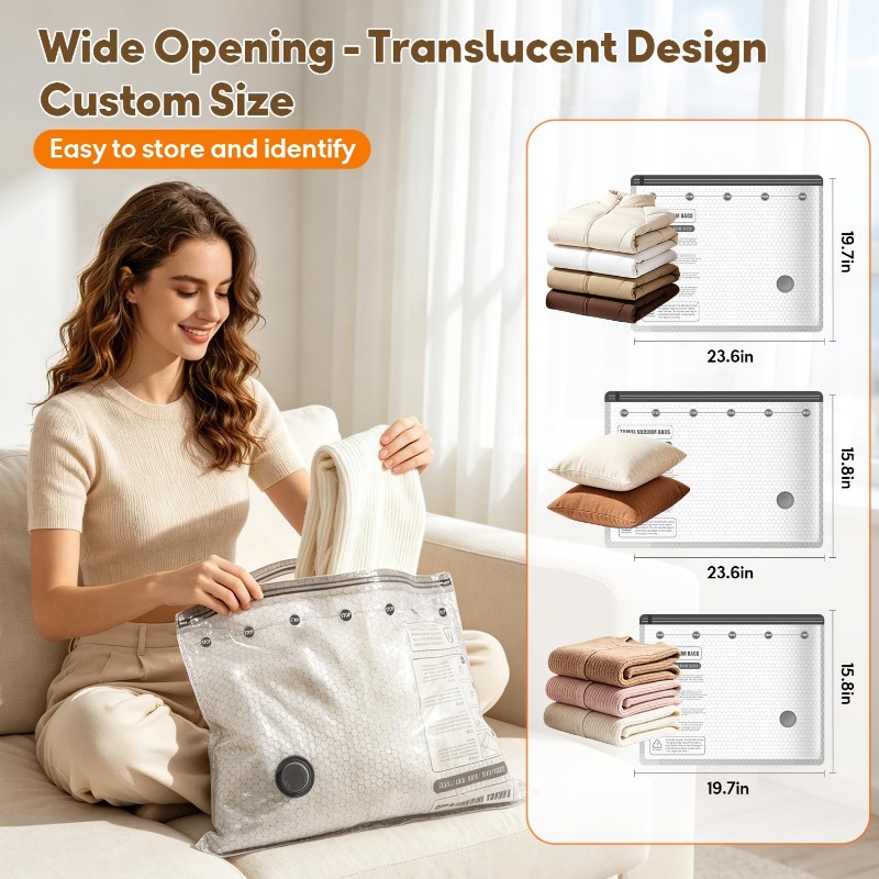 ถุงเก็บของสุญญากาศ 15 แพ็ค ถุง - Compression Bag Vacuum บทวิจารณ์และราคา