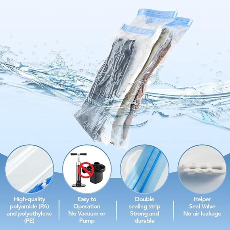 ถุงบีบอัดสําหรับการเดินทาง - T - Compression Bag Vacuum บทวิจารณ์และราคา