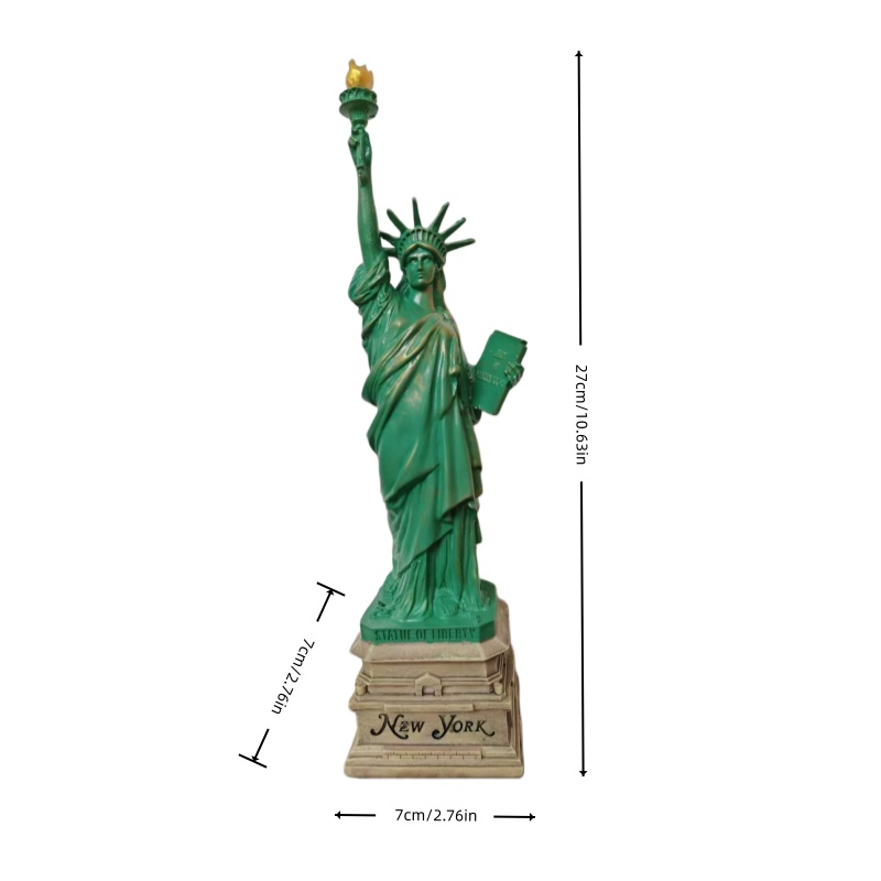 รูปปั้นเทพีเสรีภาพ รูปปั้นเรซิ - Travel Accessories Europe บทวิจารณ์และราคา