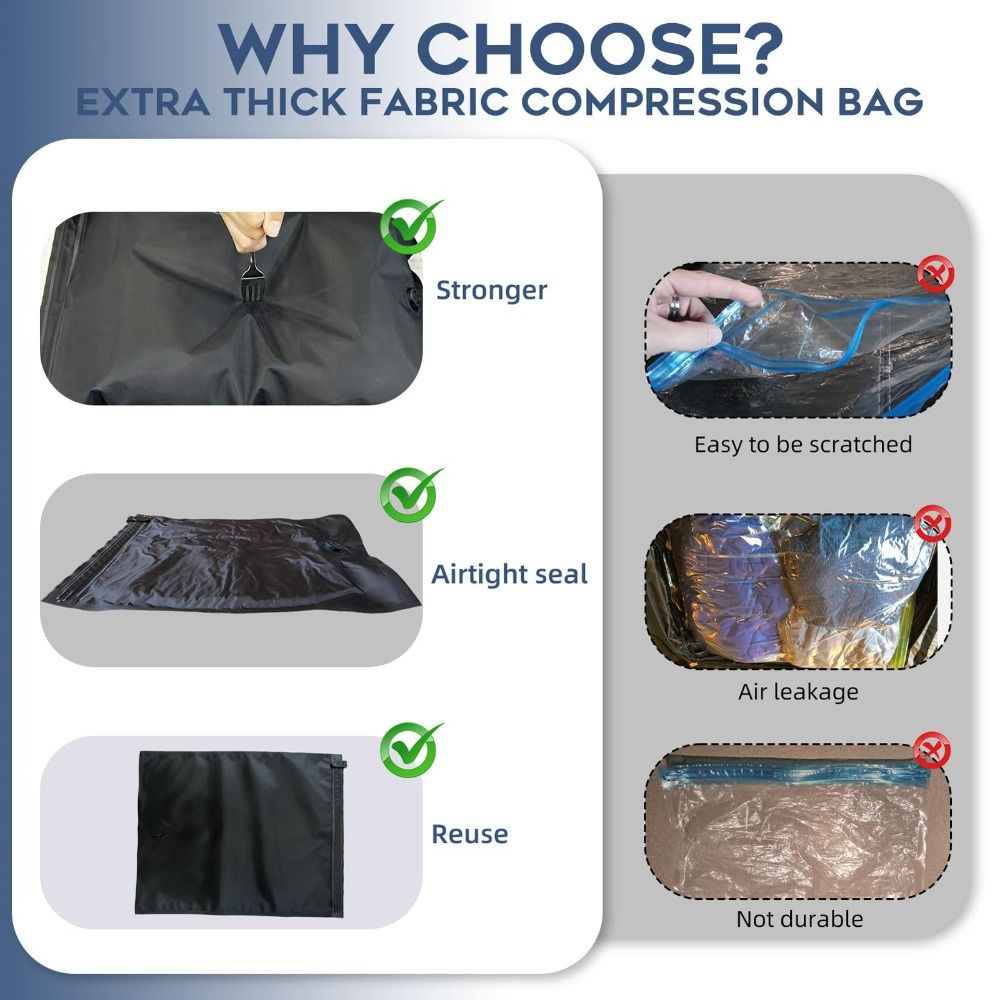 ถุงสูญญากาศแบบม้วนมือใหม่ ใช้ซ - Compression Bag Vacuum บทวิจารณ์และราคา