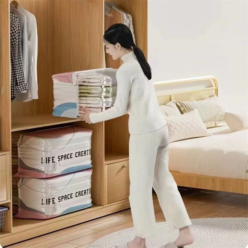 ถุงเก็บของแบบหนา ไม่ดูดอากาศ แ - Compression Bag Vacuum บทวิจารณ์และราคา