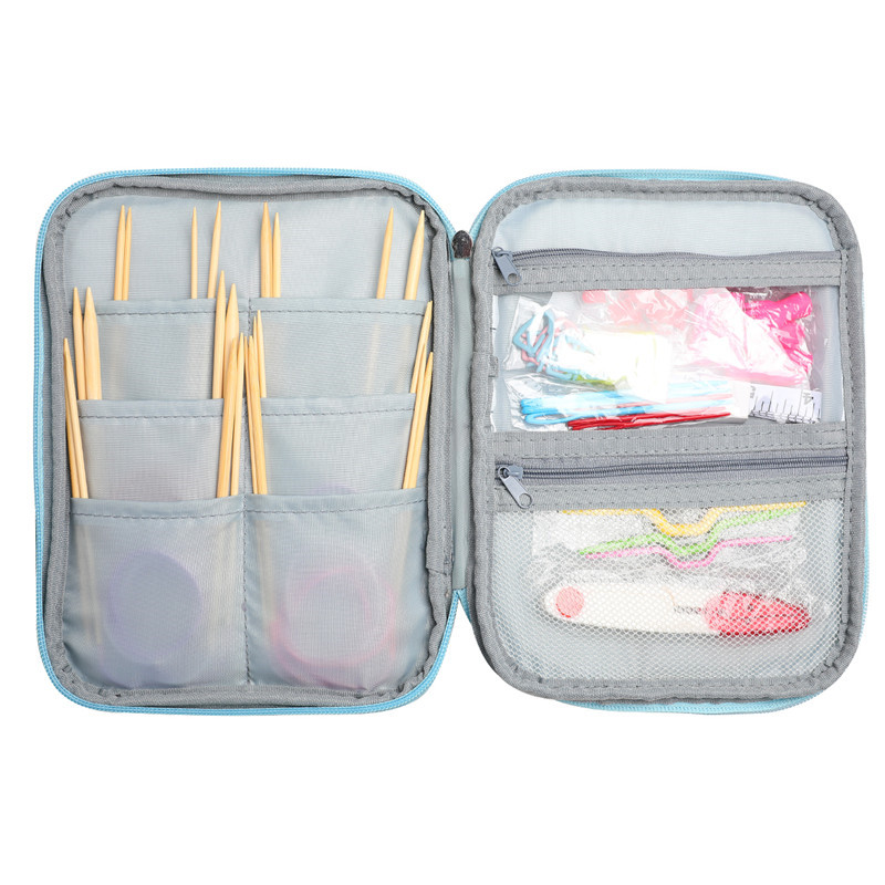 เข็มถักเปล่ากรณีกระเป๋าเดินทาง - Travel Accessories Kit Bag บทวิจารณ์และราคา